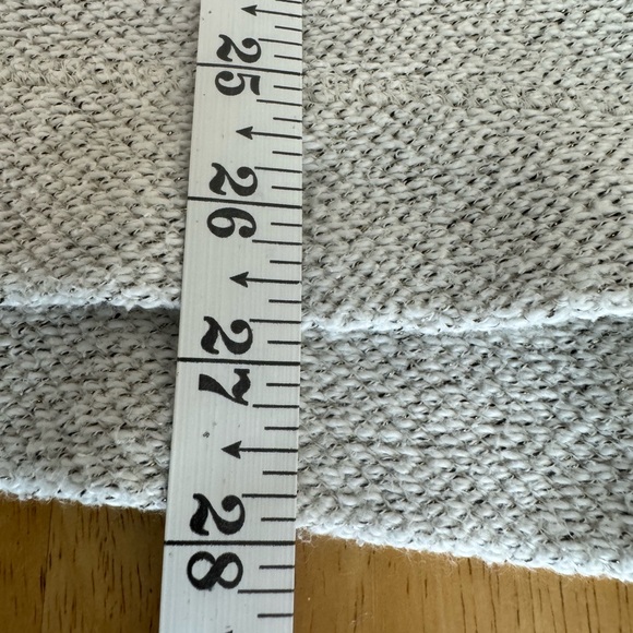 Ava & Viv Cowl-Neck Oatmeal with Gold Metallic Sparkle Thread Sweater Size 2X - Picture 10 of 10